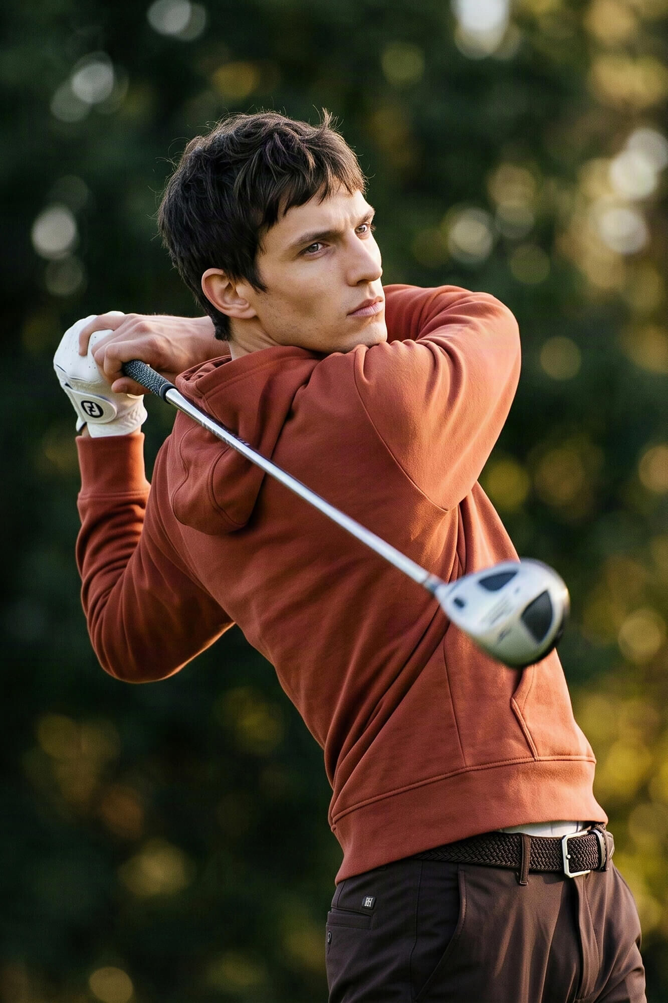 Pedro del Hierro Hooded technical golf sweatshirt