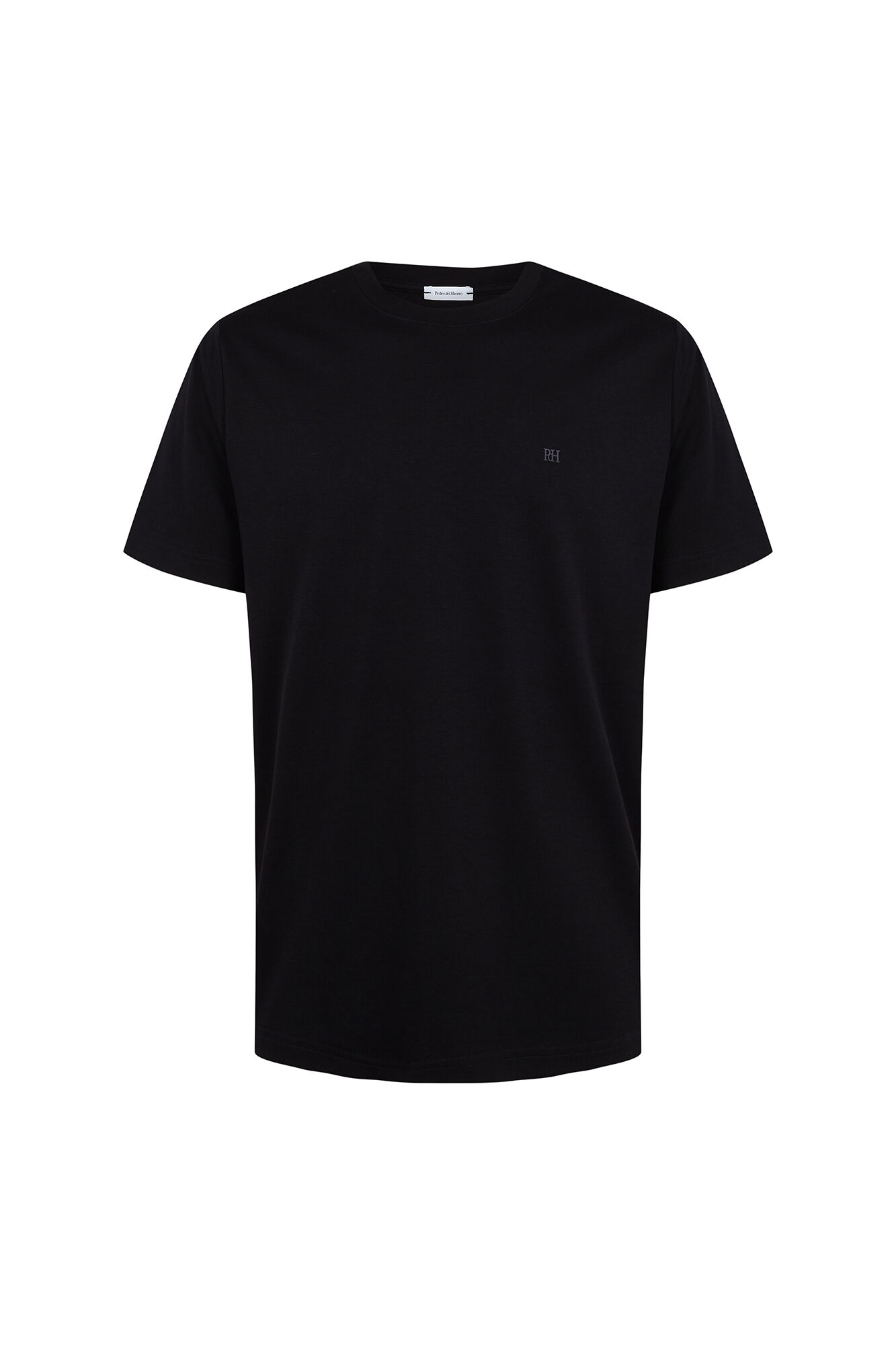 Pedro del Hierro Mercerized T-shirt Black