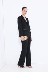 Pedro del Hierro Black flare trousers Black