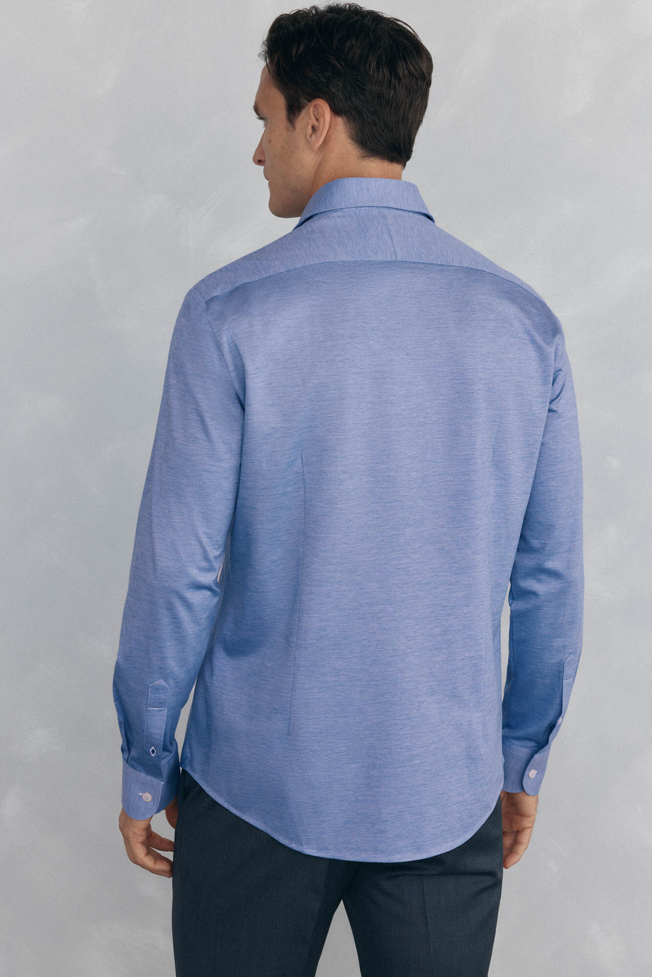 Pedro del Hierro jersey-knit knit shirt Blue