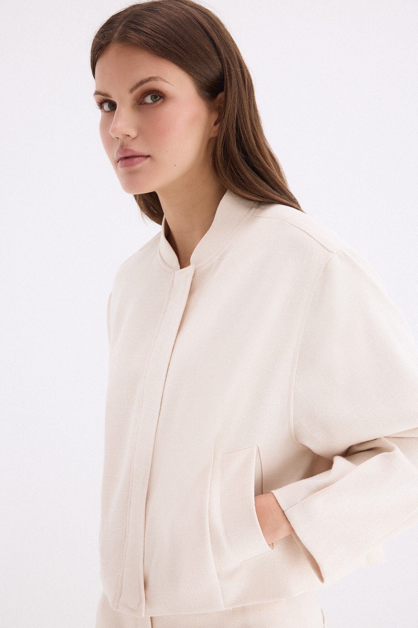 Pedro del Hierro Bomber Ecru