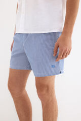 Pedro del Hierro Structured fabric swimwear Blue