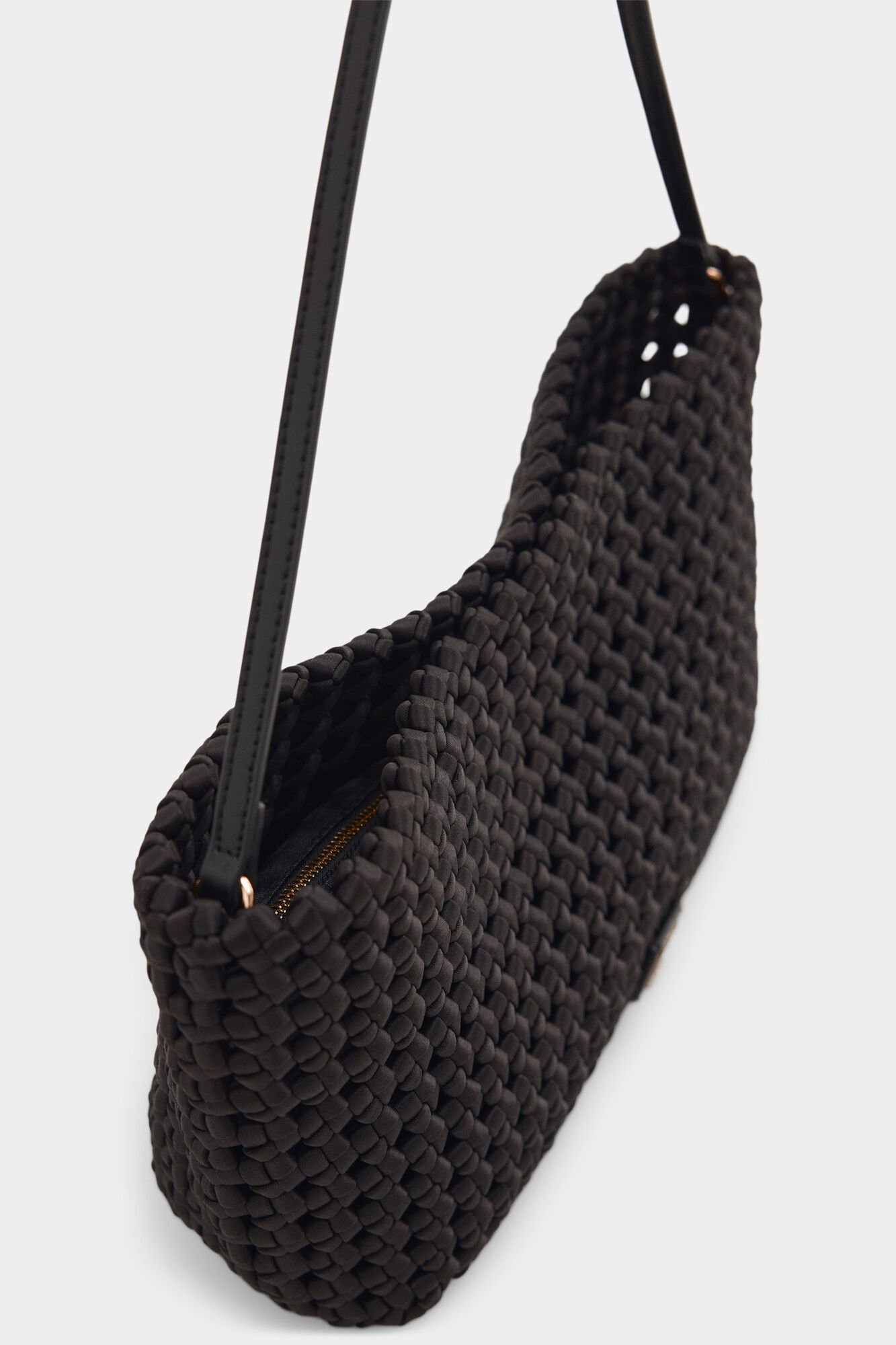 Pedro del Hierro Bolso hombro trenzado Negro
