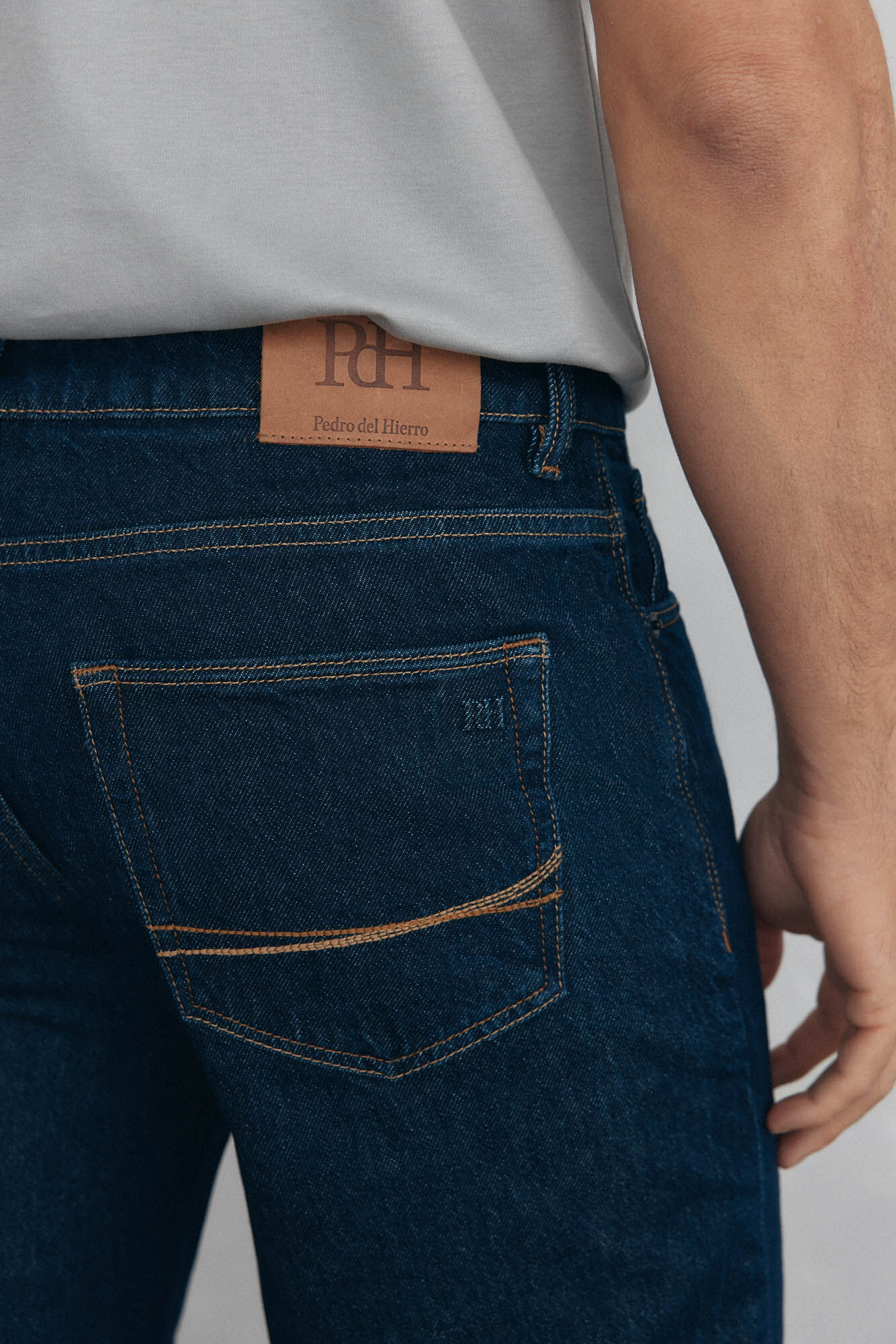 Pedro del Hierro Straight-fit jeans Blue