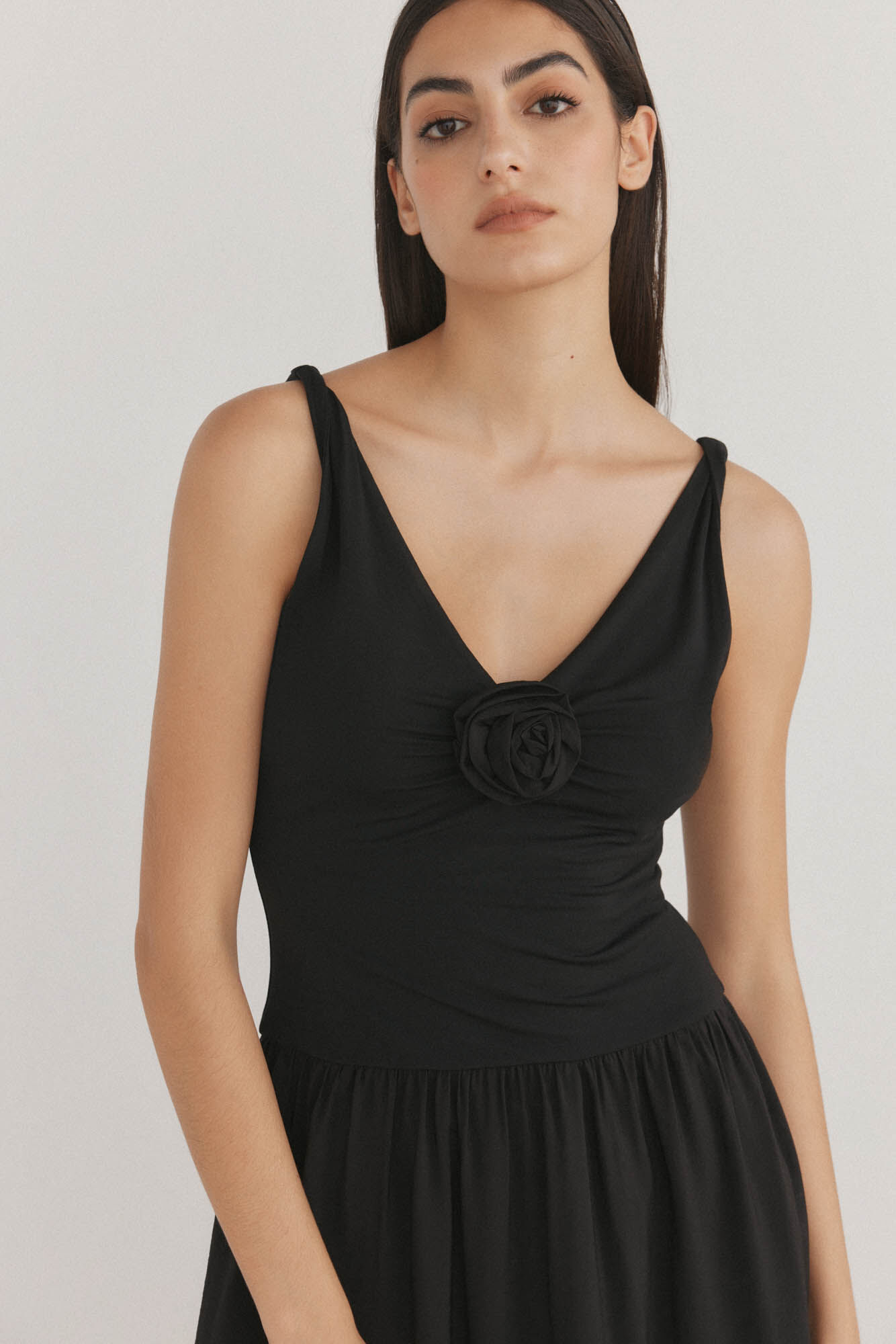 Pedro del Hierro Vestido floral combinado