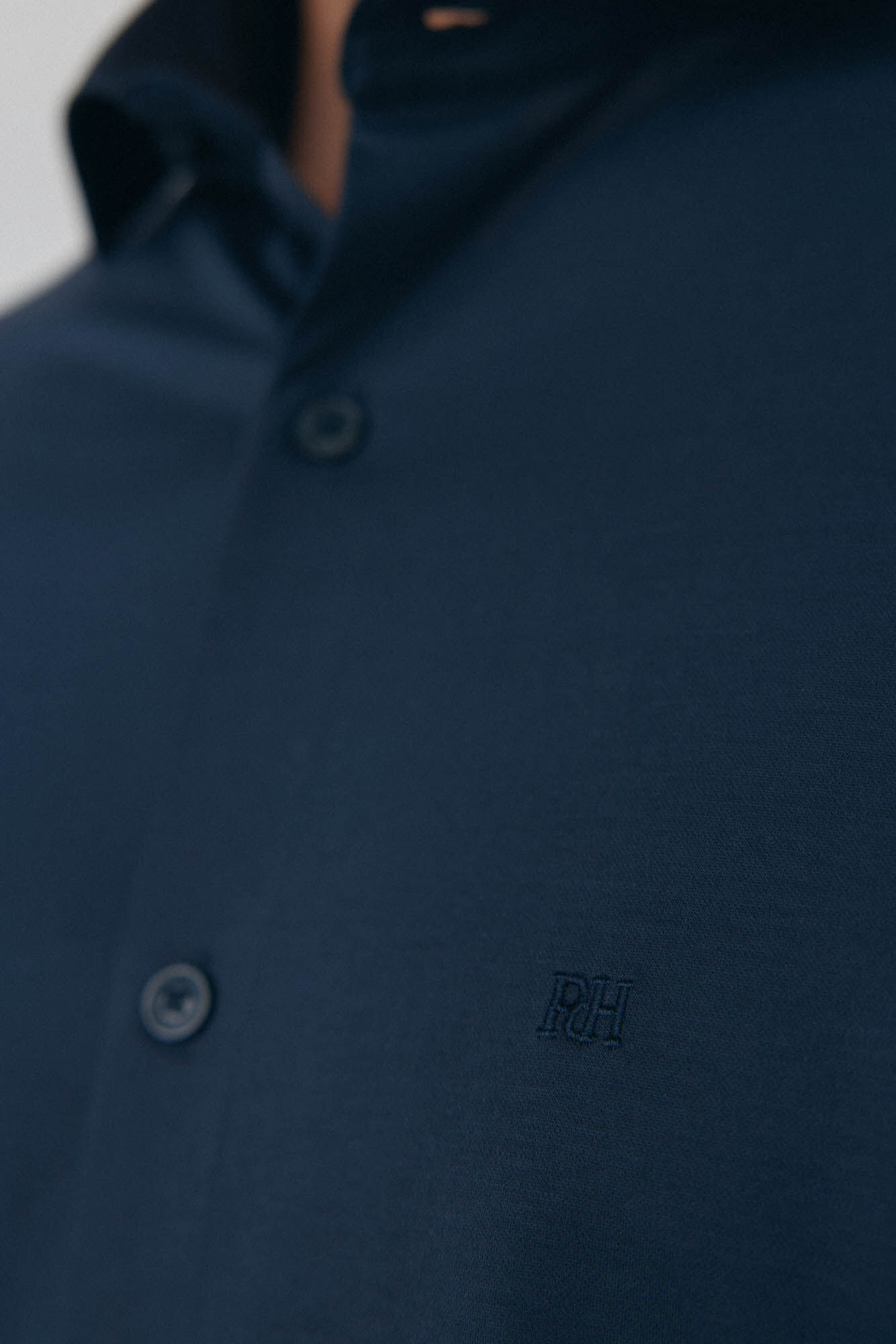 Pedro del Hierro jersey-knit knit shirt Blue