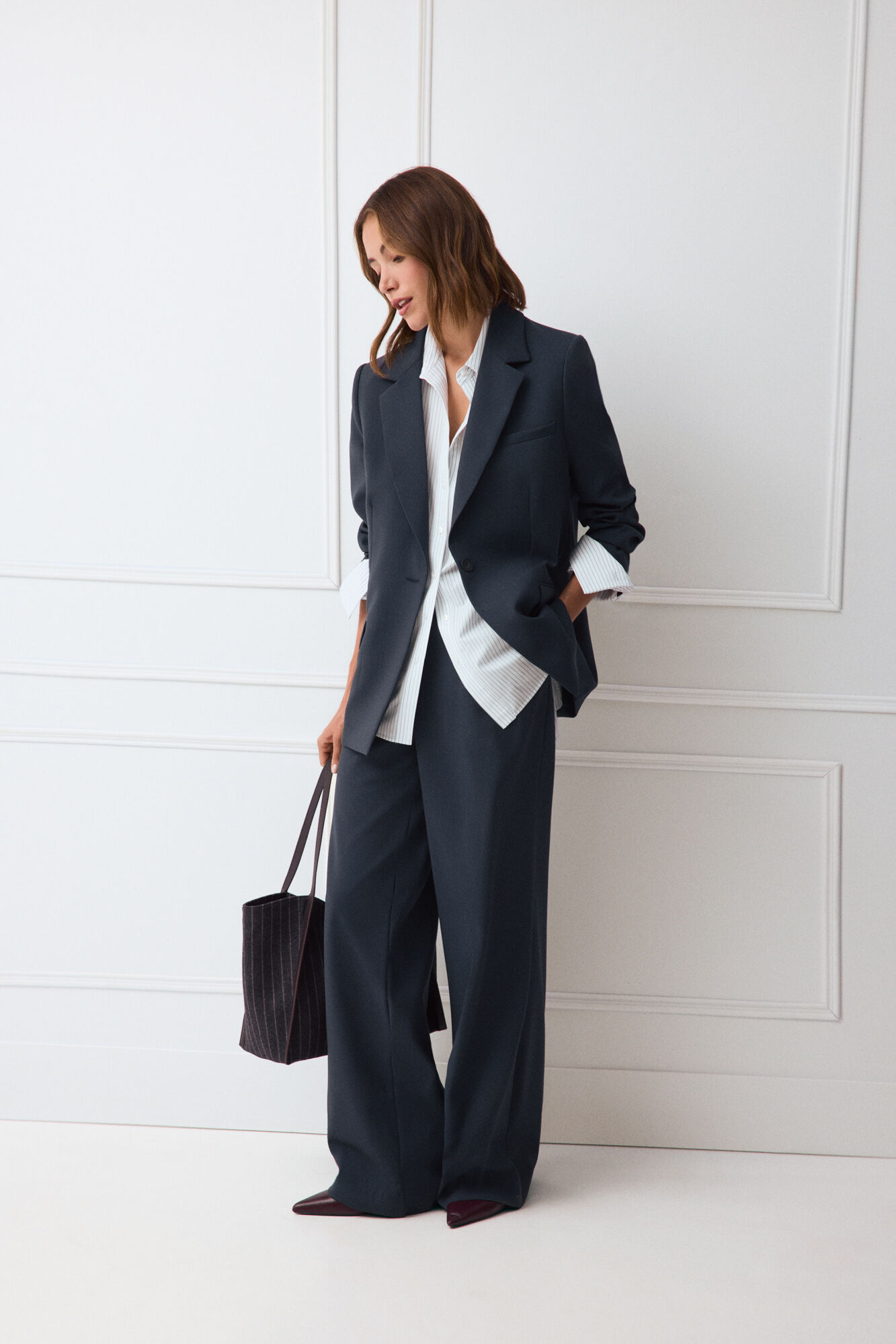 TFP by Tamara Falc&oacute; Navy blue blazer Blue