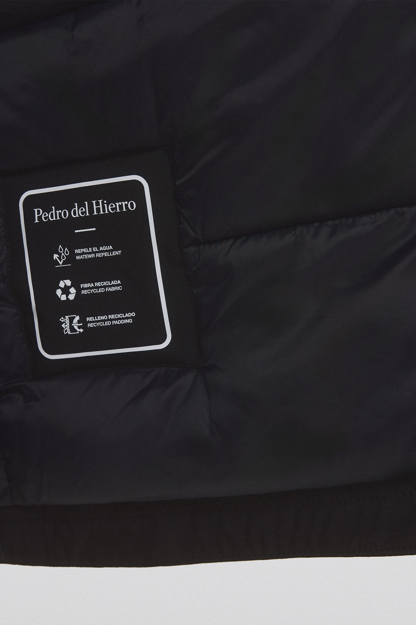 Pedro del Hierro Parka con desmontable Negro