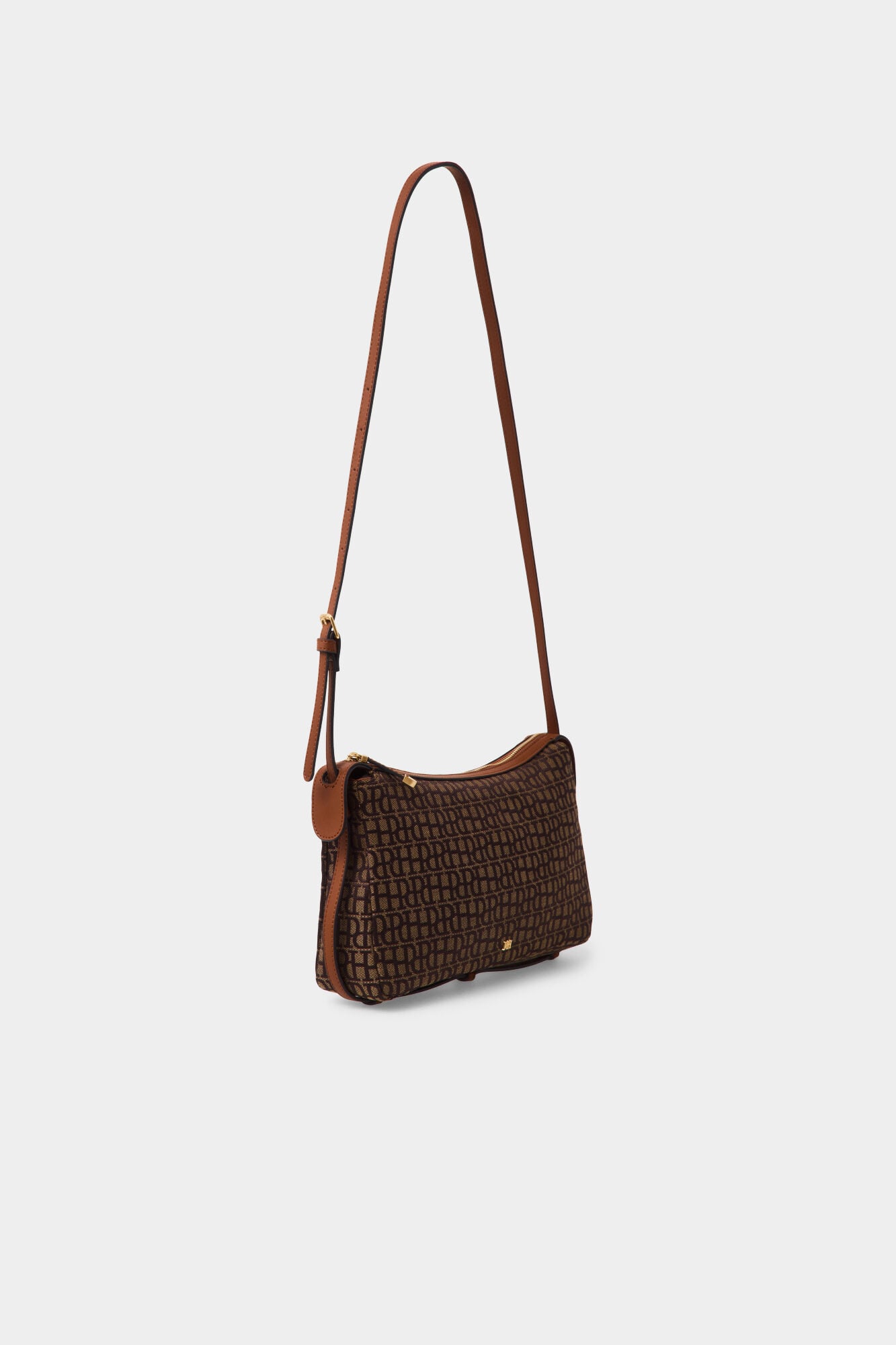 Pedro del Hierro Logo mini handbag Brown