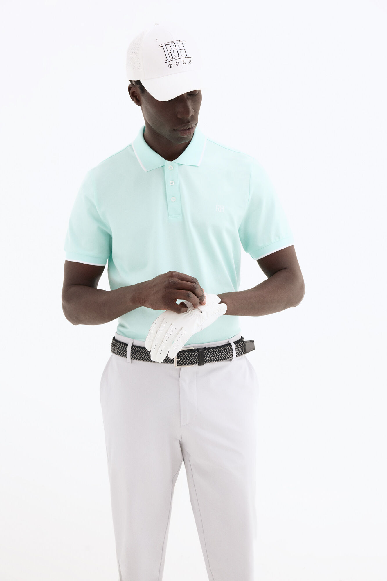 Pedro del Hierro Polo liso golf Turquesa