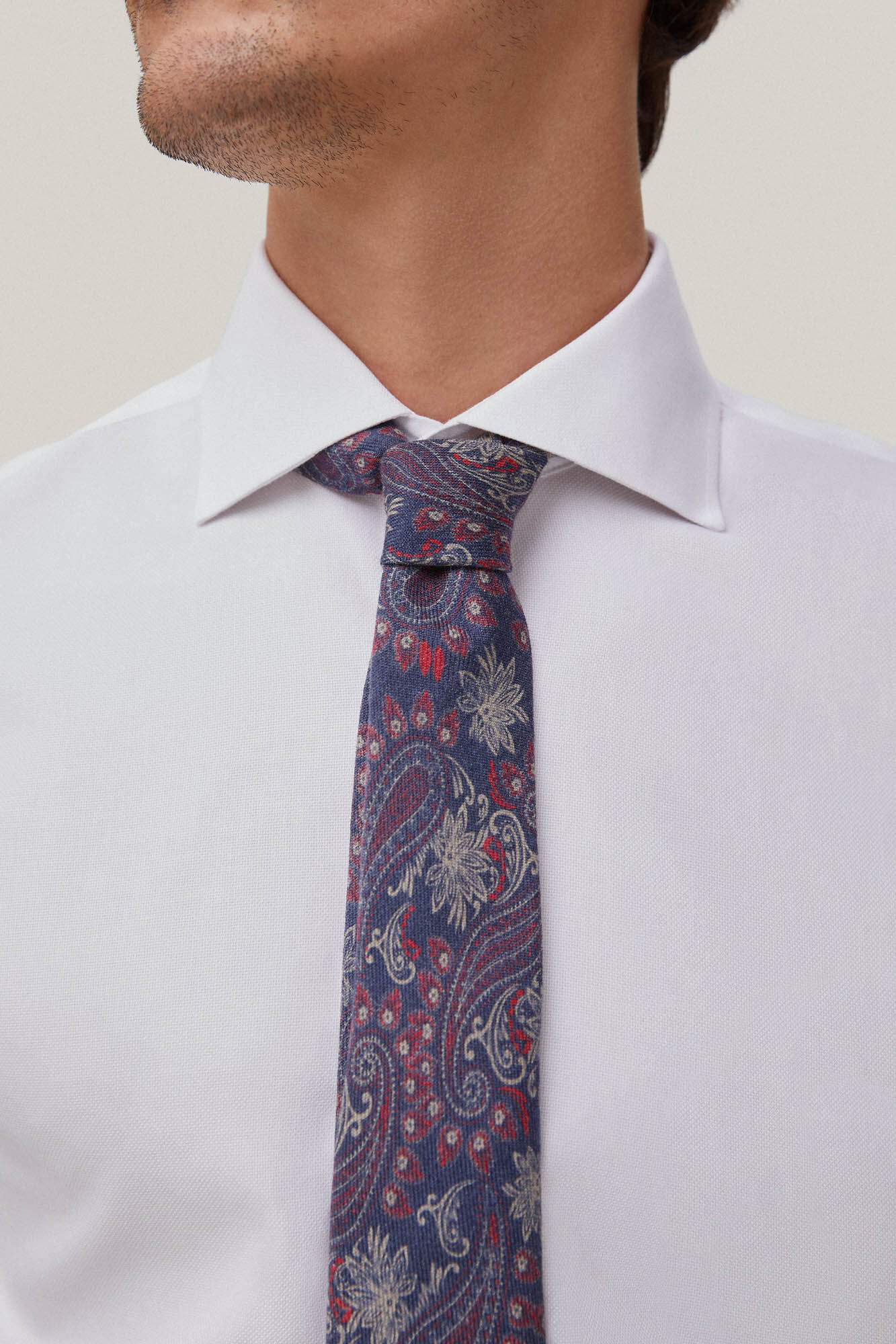 Pedro del Hierro Camisa vestir gemelos estructura lisa non iron + antimanchas White