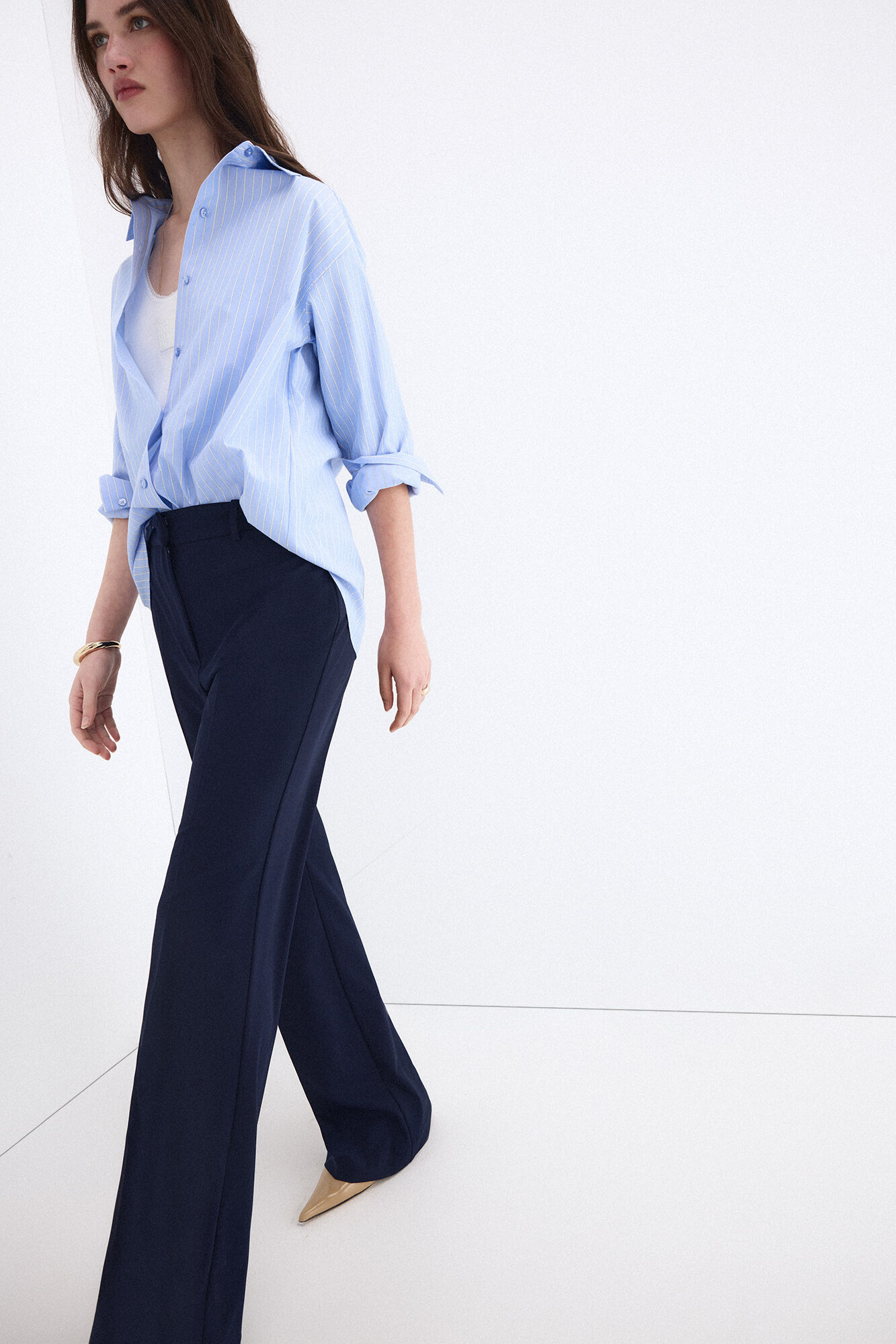 Pedro del Hierro Flare suit trousers