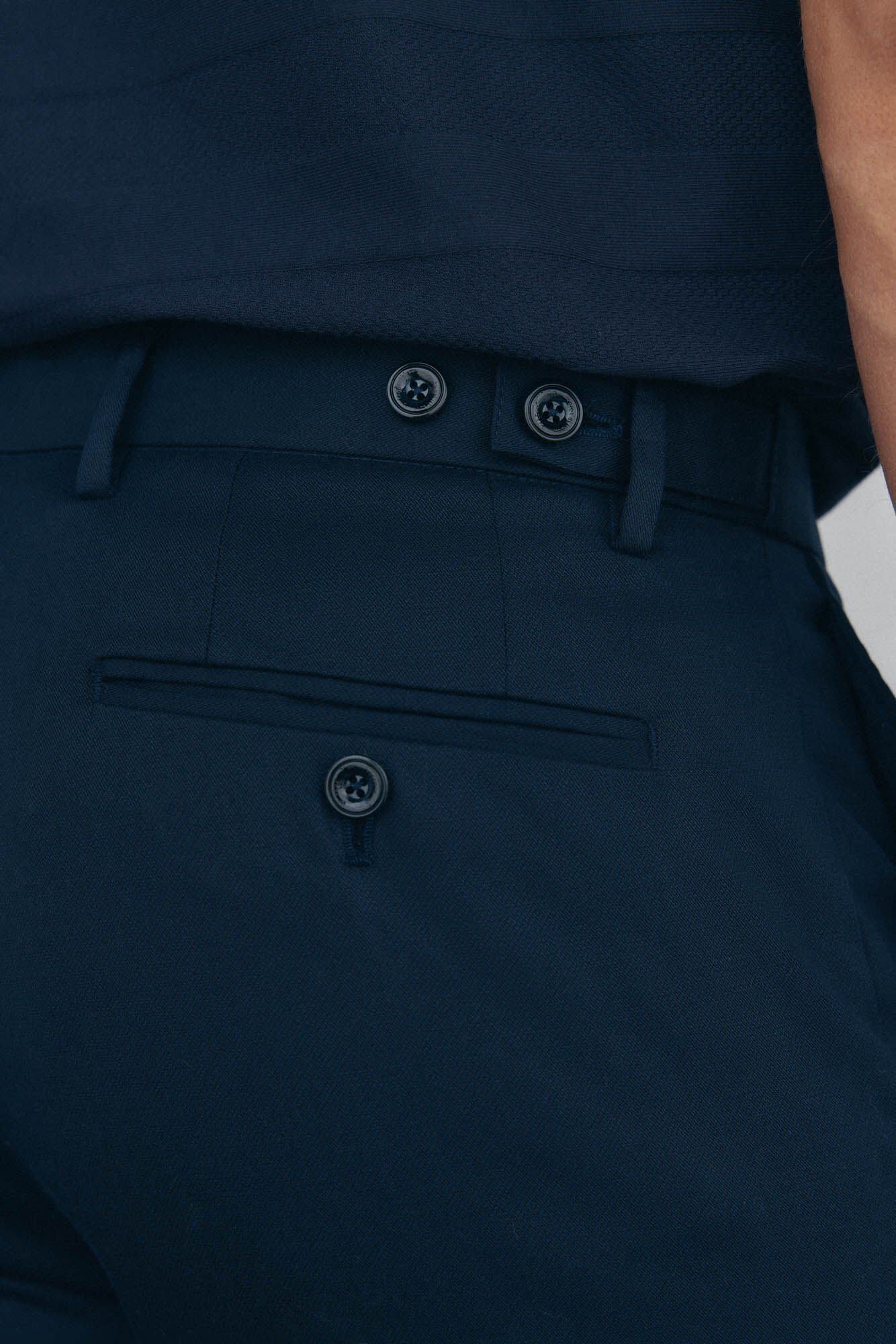 Pedro del Hierro Slim-fit print chinos pants Blue