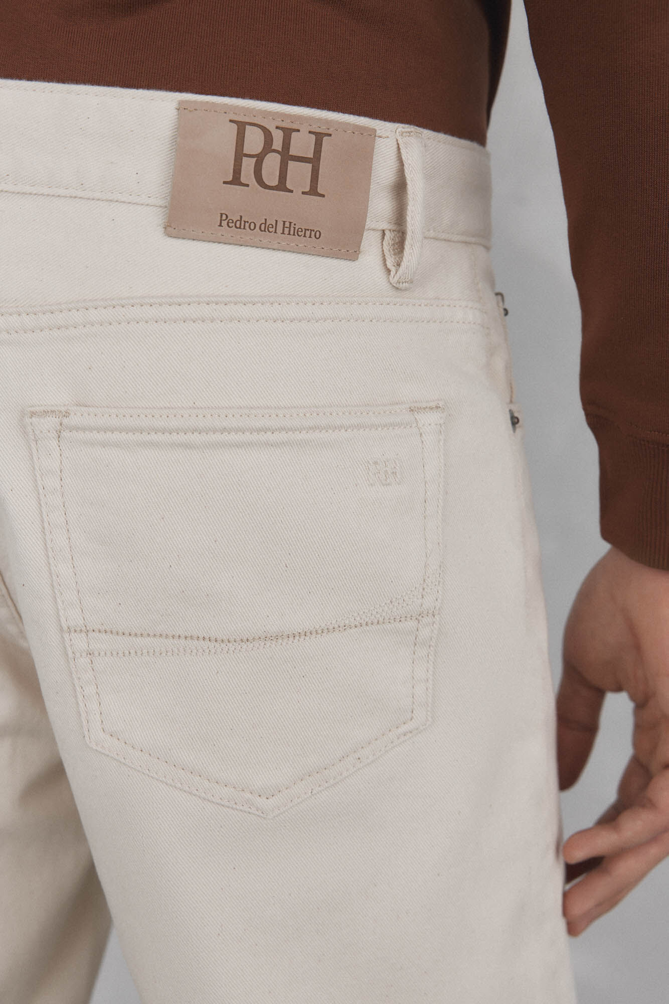 Pedro del Hierro Regular fit jeans Ecru