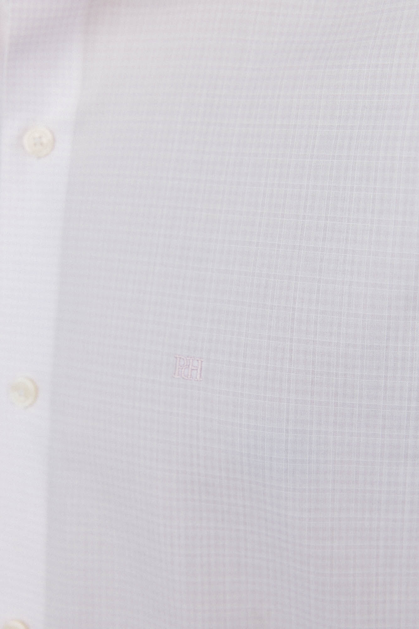 Pedro del Hierro Camisa aos quadrados non iron + antimanchas Rosa