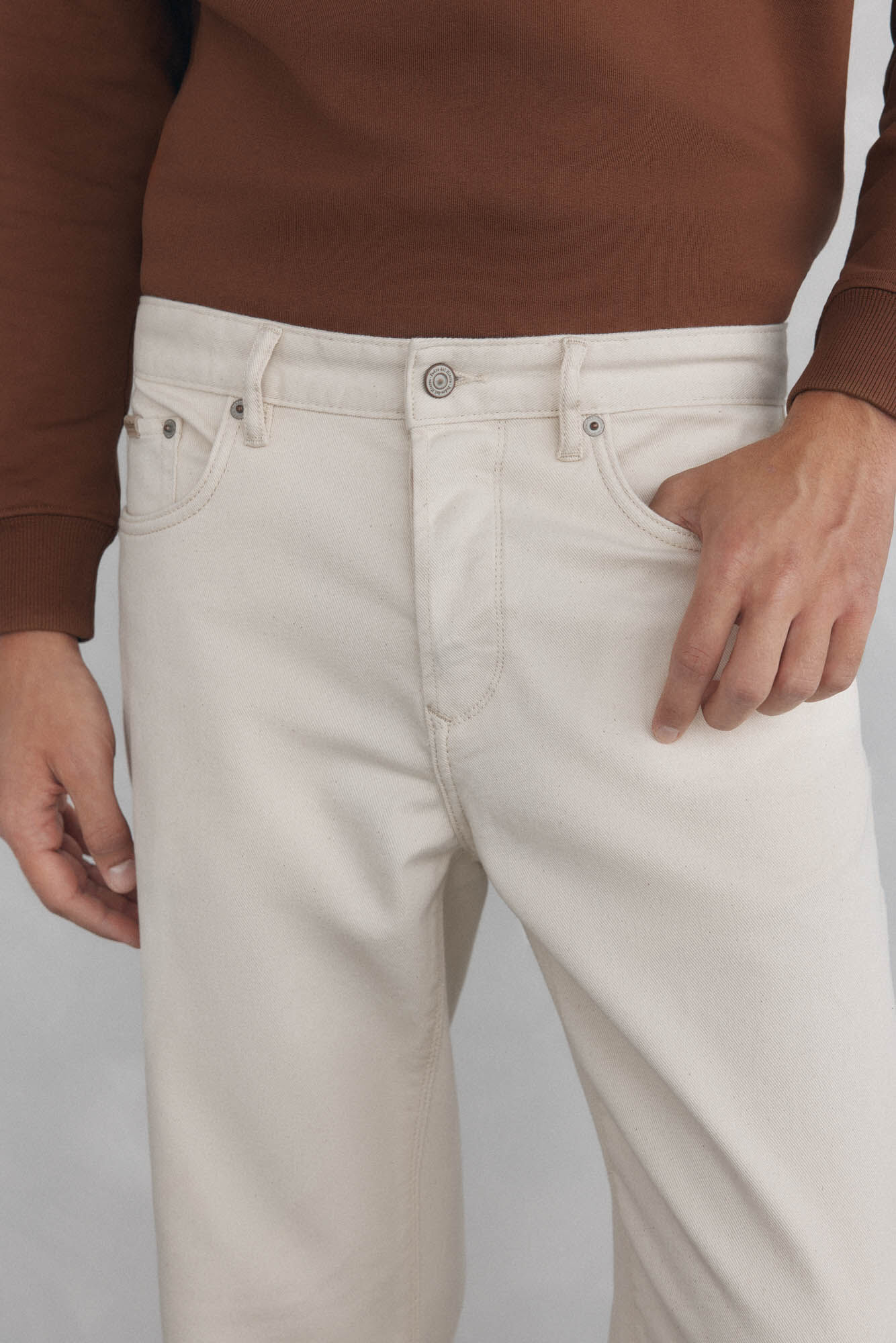 Pedro del Hierro Regular fit jeans Ecru