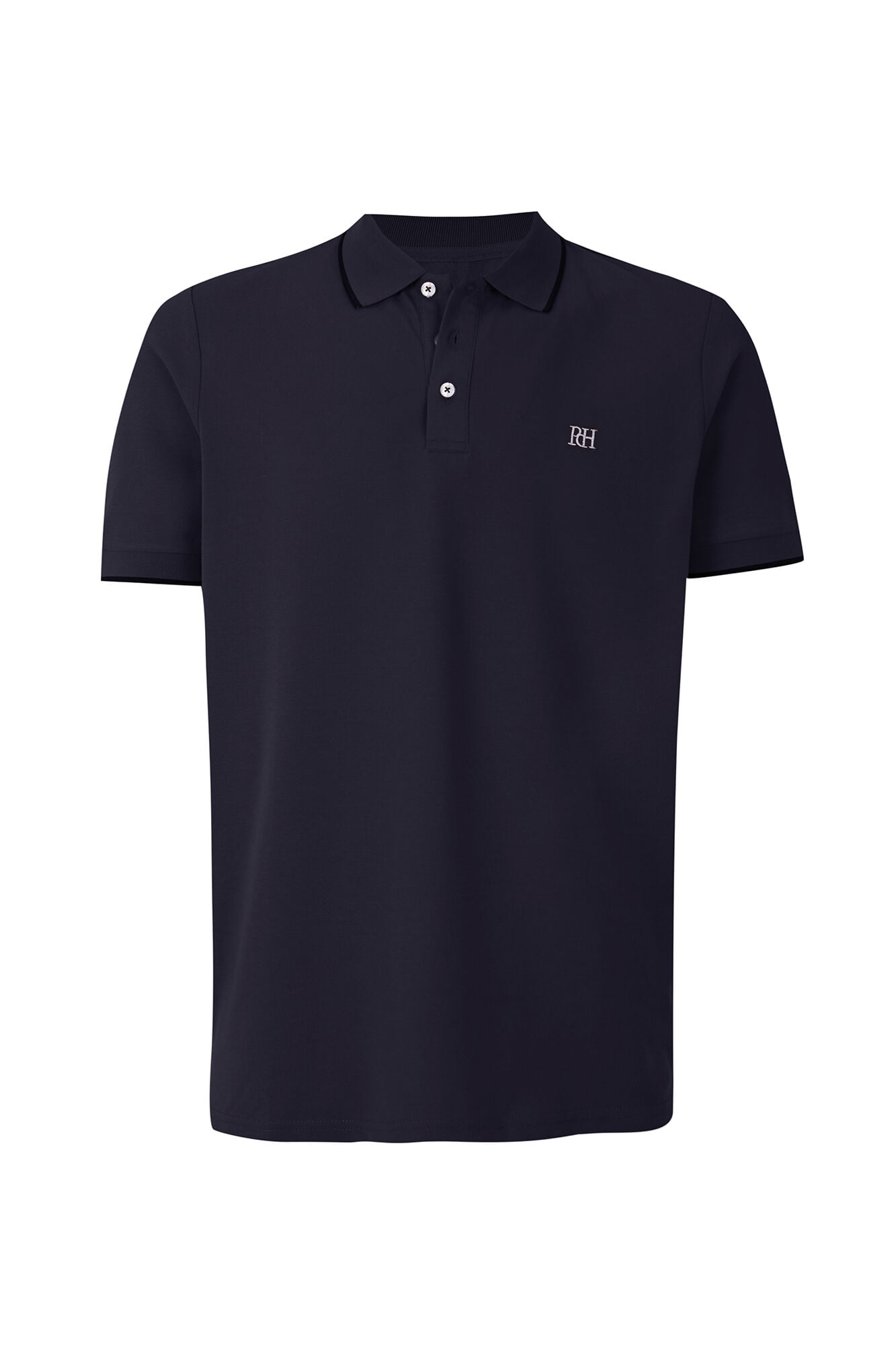 Pedro del Hierro Plain polo shirt Blue