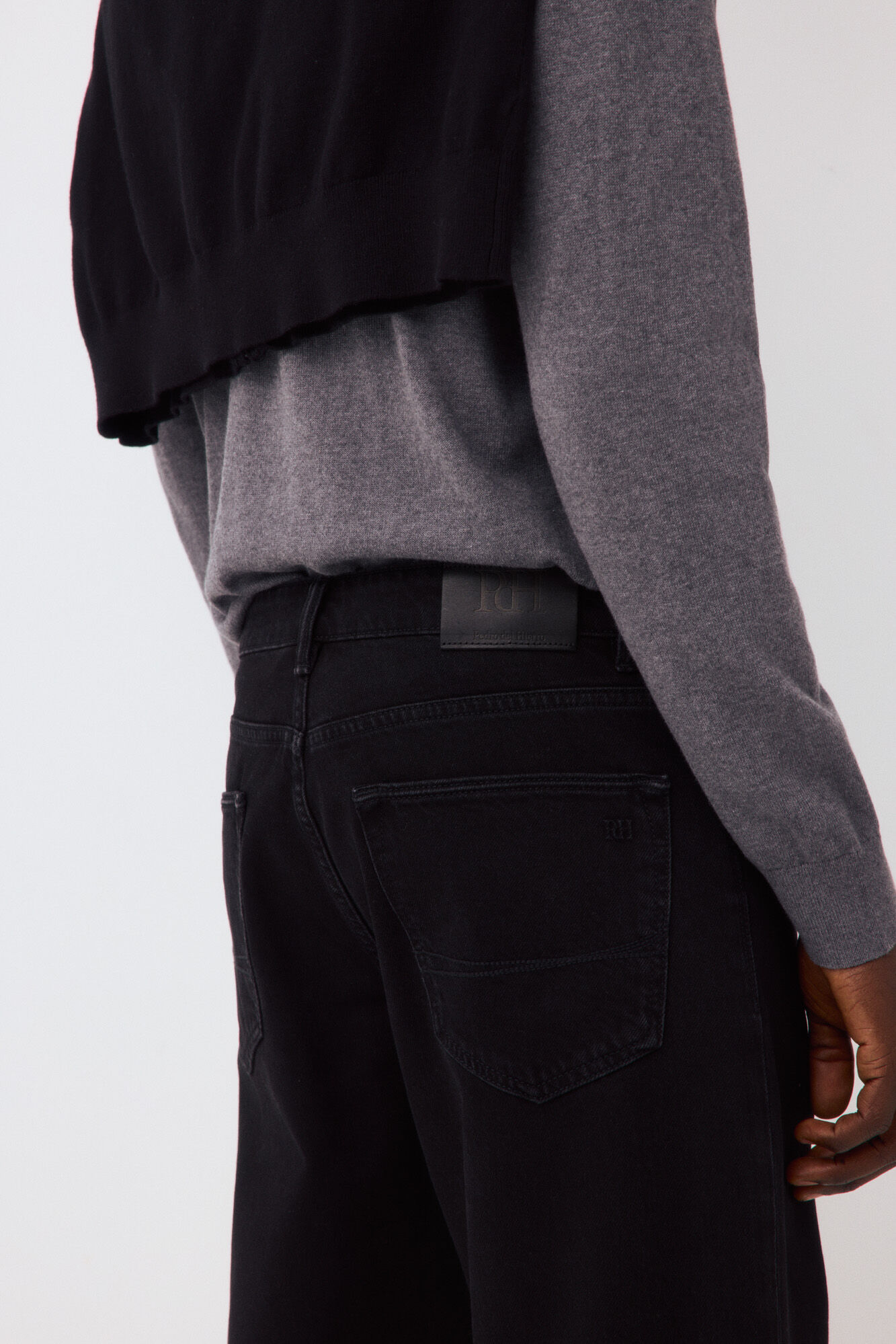 Pedro del Hierro Tapered fit jeans Black