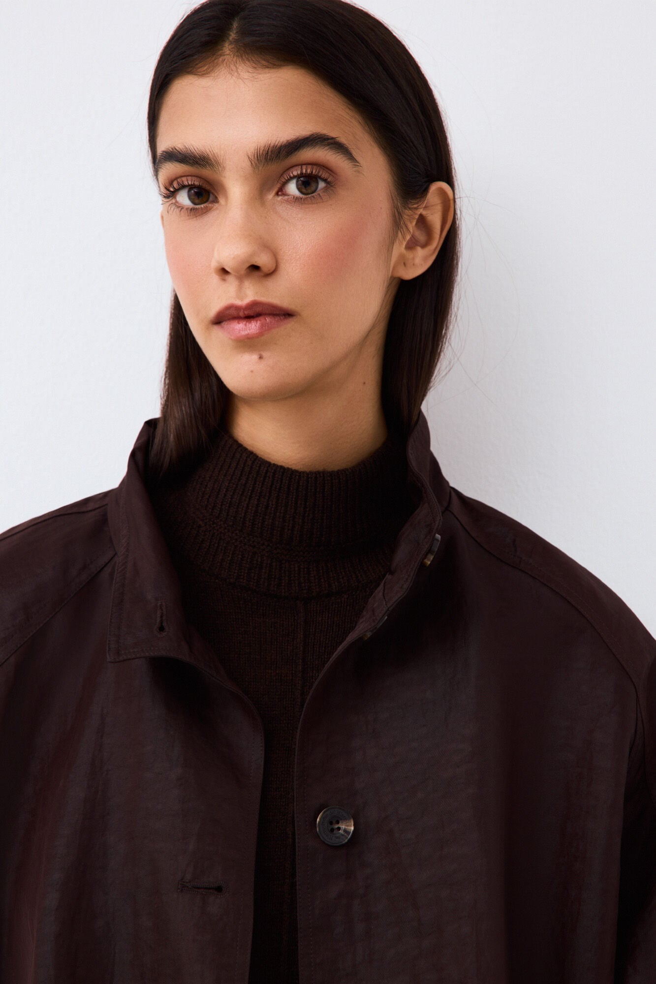 Pedro del Hierro Chocolate brown bomber jacket Brown