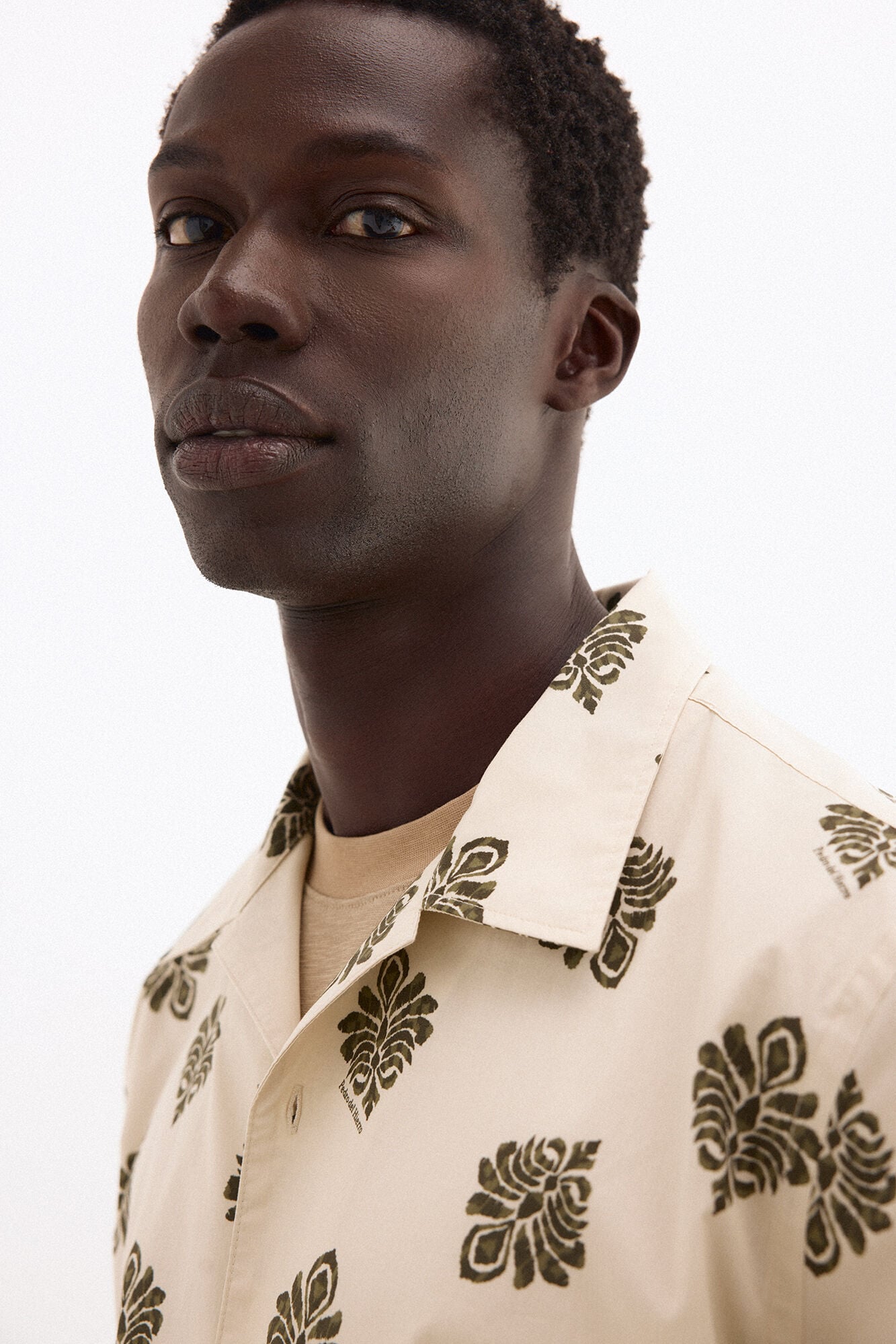 Pedro del Hierro Camisa estampada manga corta