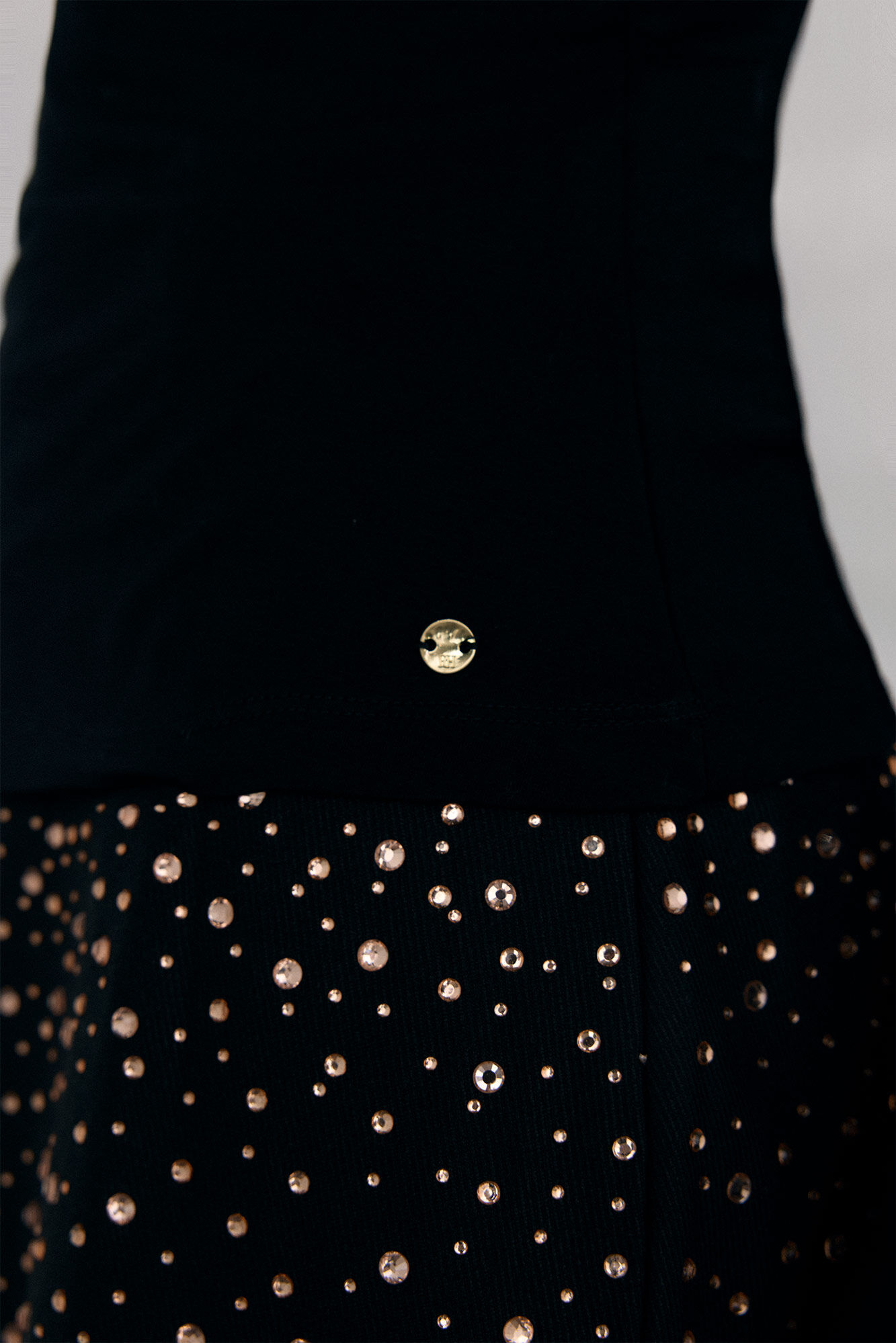 Pedro del Hierro Camiseta asim&eacute;trica Negro