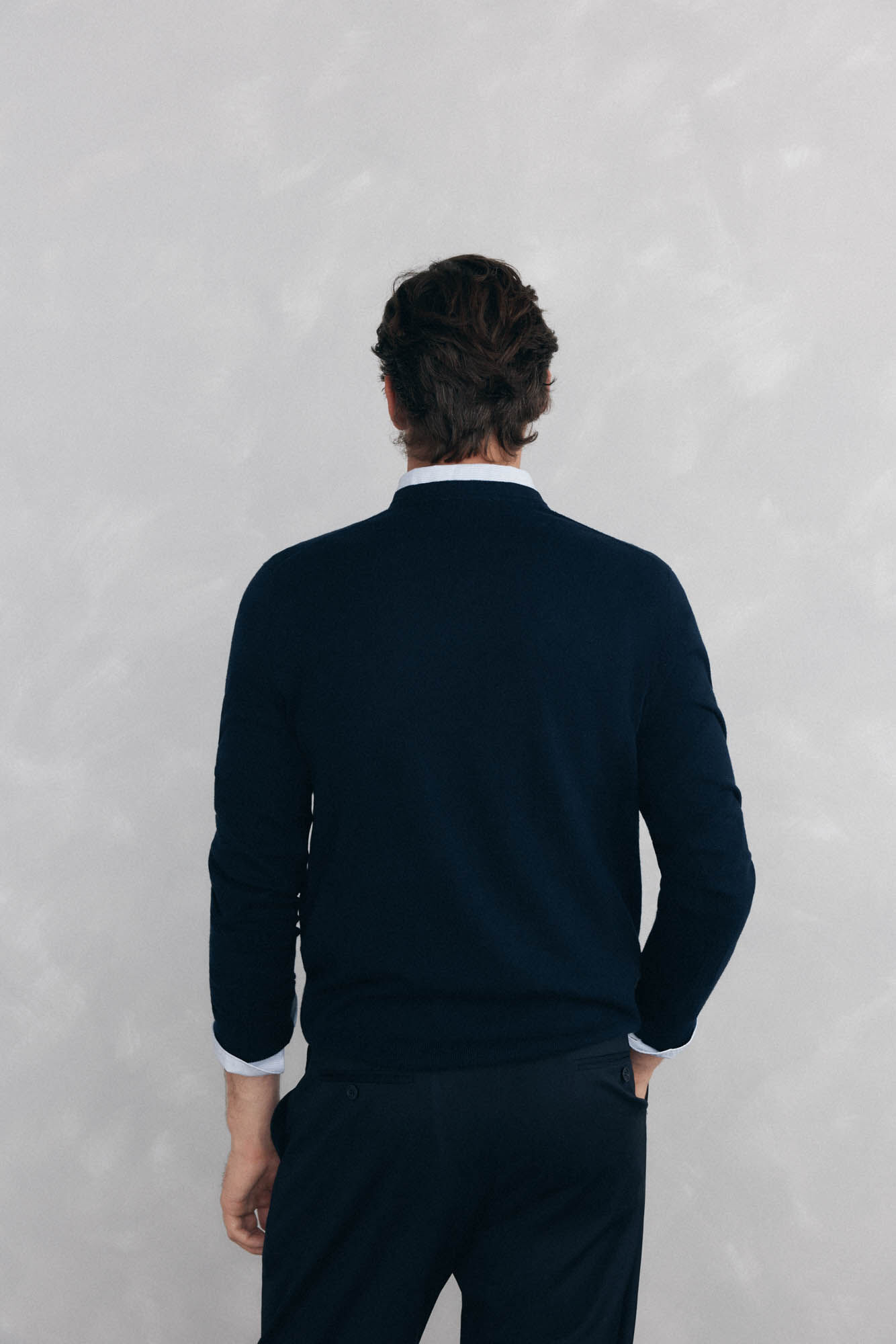 Pedro del Hierro V-neck jumper Blue