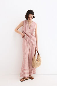 Pedro del Hierro Classic wide flare trousers