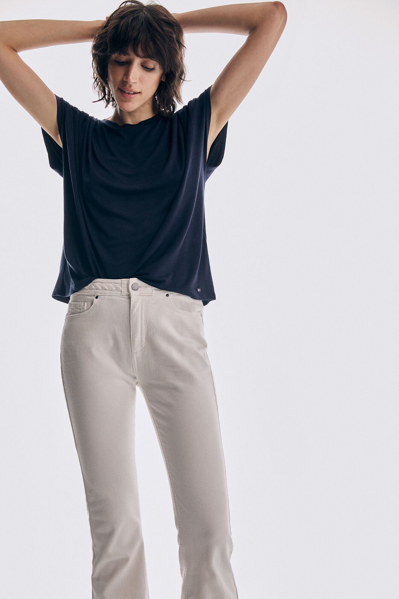 Pedro del Hierro Top manga corta Azul