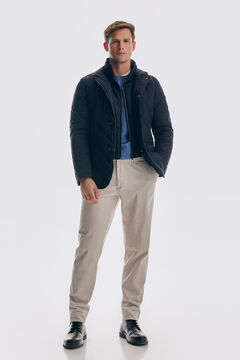 Pedro del Hierro Quilted jacket Blue