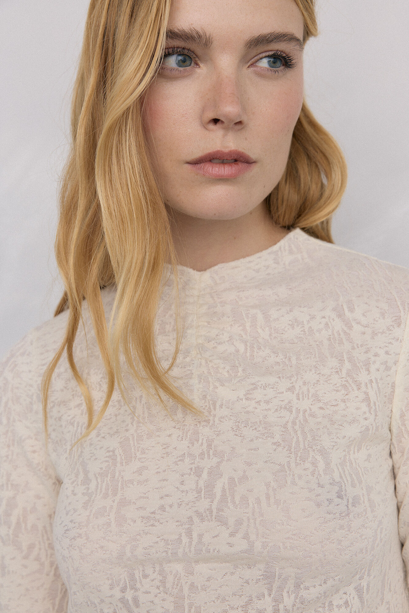 Pedro del Hierro Camiseta devor&eacute; frunce