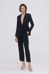 Pedro del Hierro Contrast suit trousers Blue