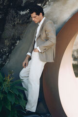 Pedro del Hierro Blazer estrutura de alfaiataria Marrom