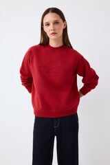 Pedro del Hierro Logo sweatshirt Red