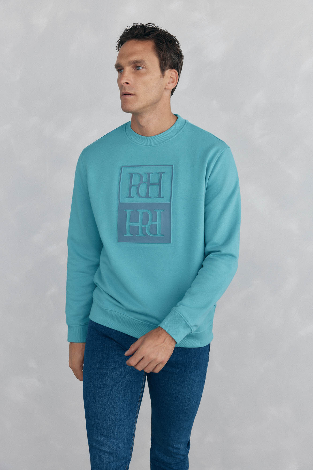 Pedro del Hierro Relief logo sweatshirt