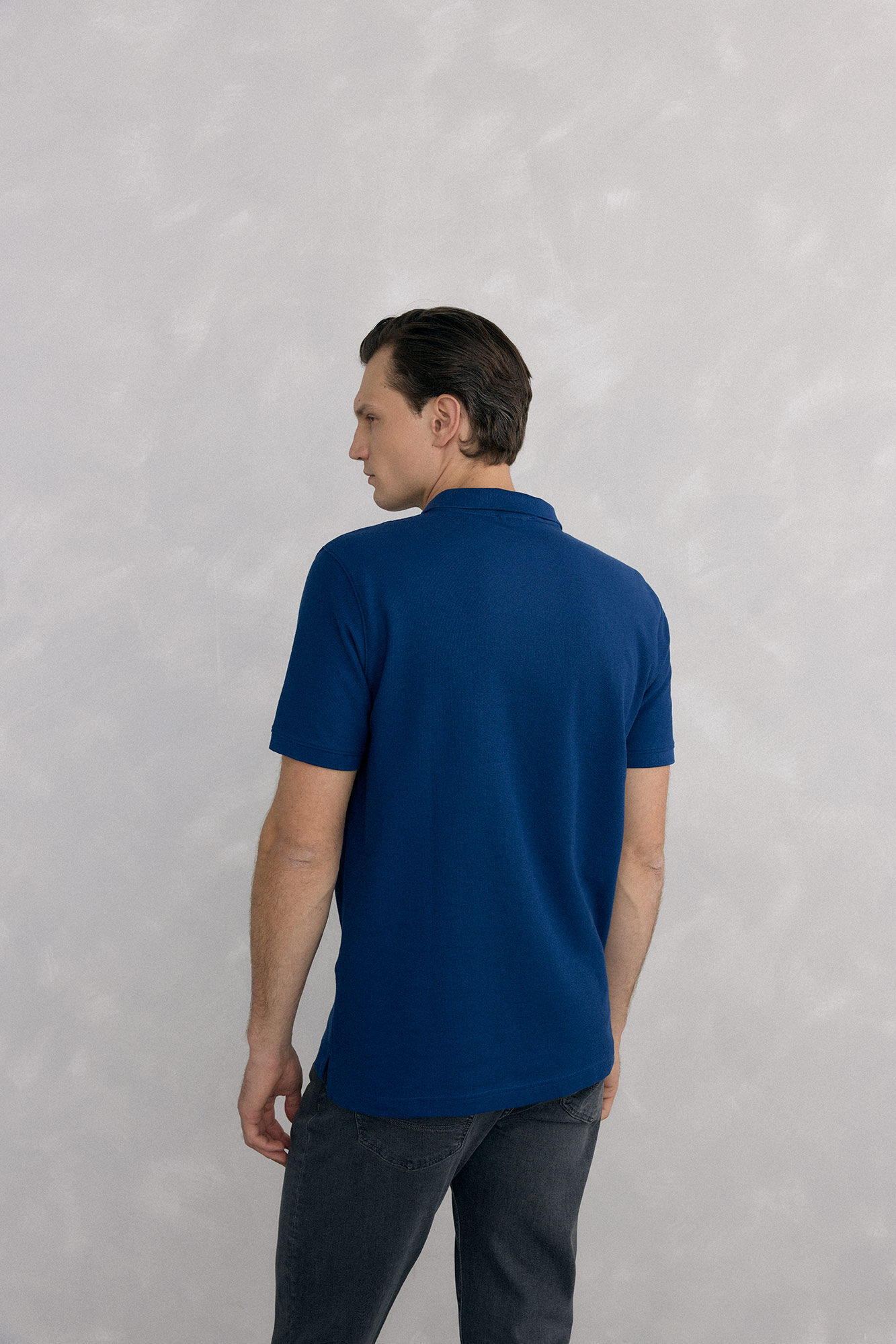 Pedro del Hierro Polo b&aacute;sico piqu&eacute; Azul