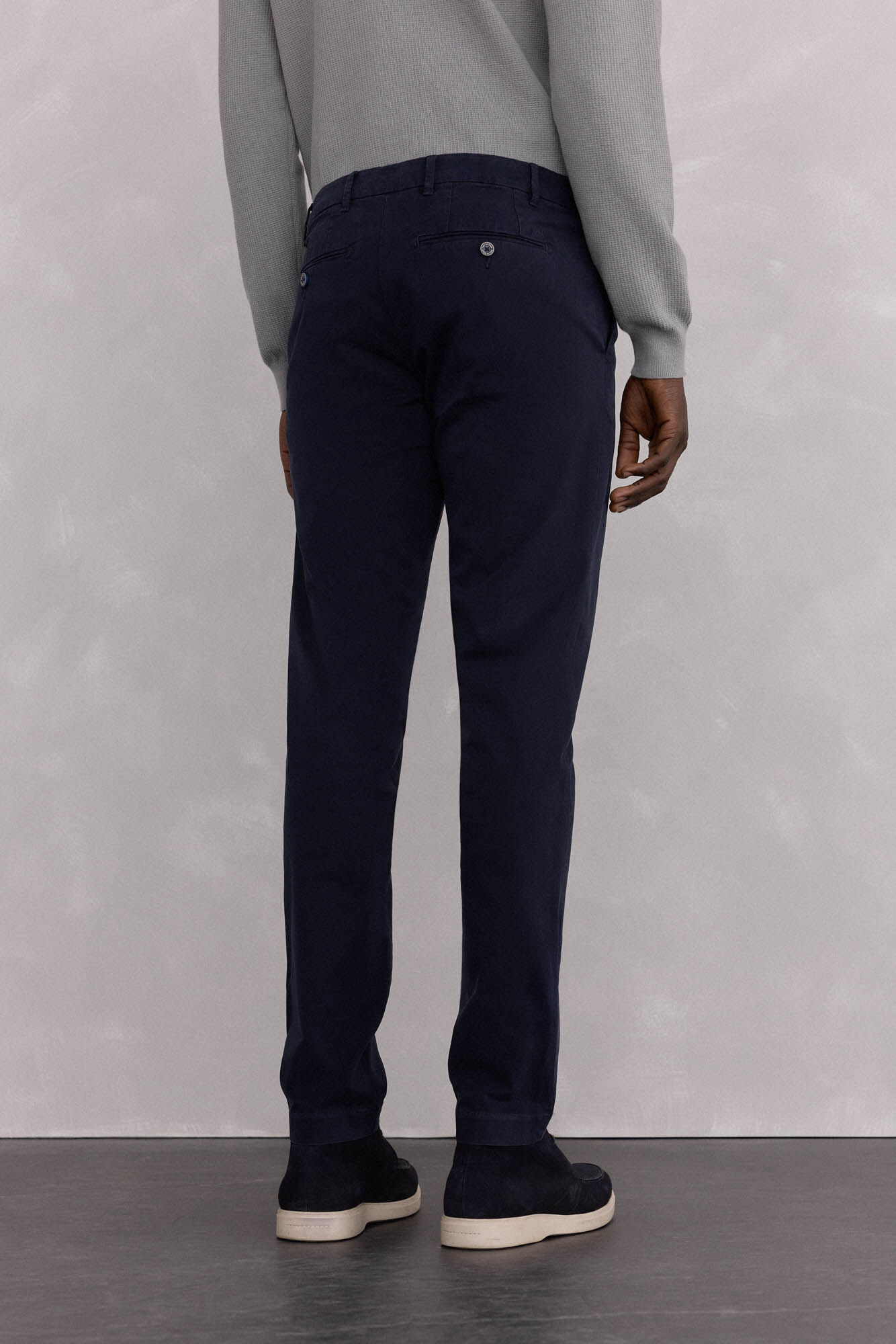 Pedro del Hierro Premium slim fit chinos pants Blue
