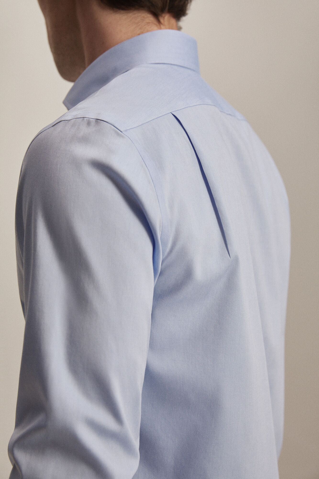 Pedro del Hierro Camisa Non Iron vestir tailored fit lisa Azul
