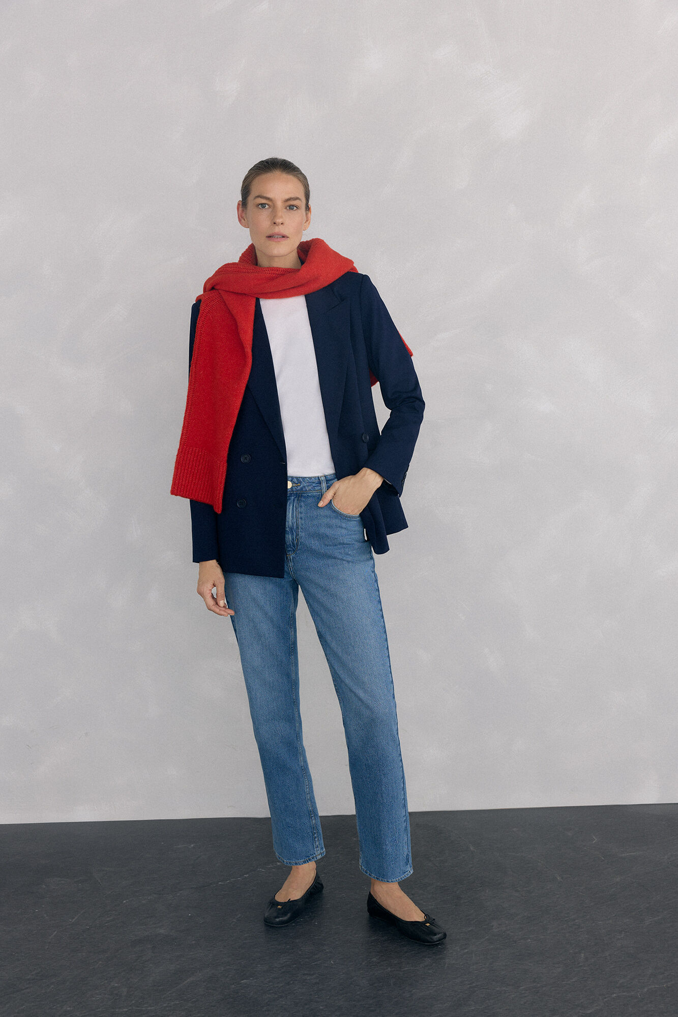 Pedro del Hierro Camiseta b&aacute;sica frunce Branco