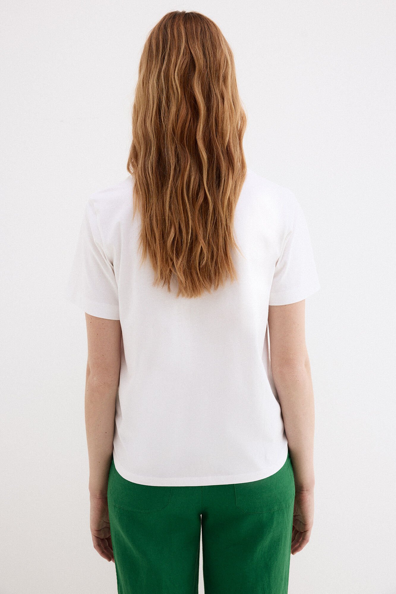 Pedro del Hierro Front print T-shirt White