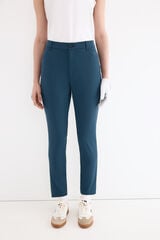 Pedro del Hierro Technical five-pocket trousers Blue