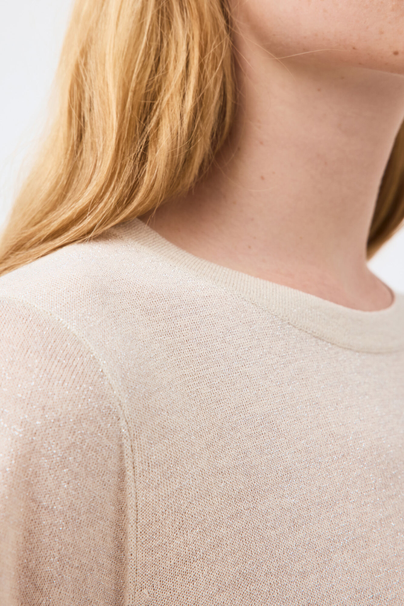 Pedro del Hierro Lurex knit top