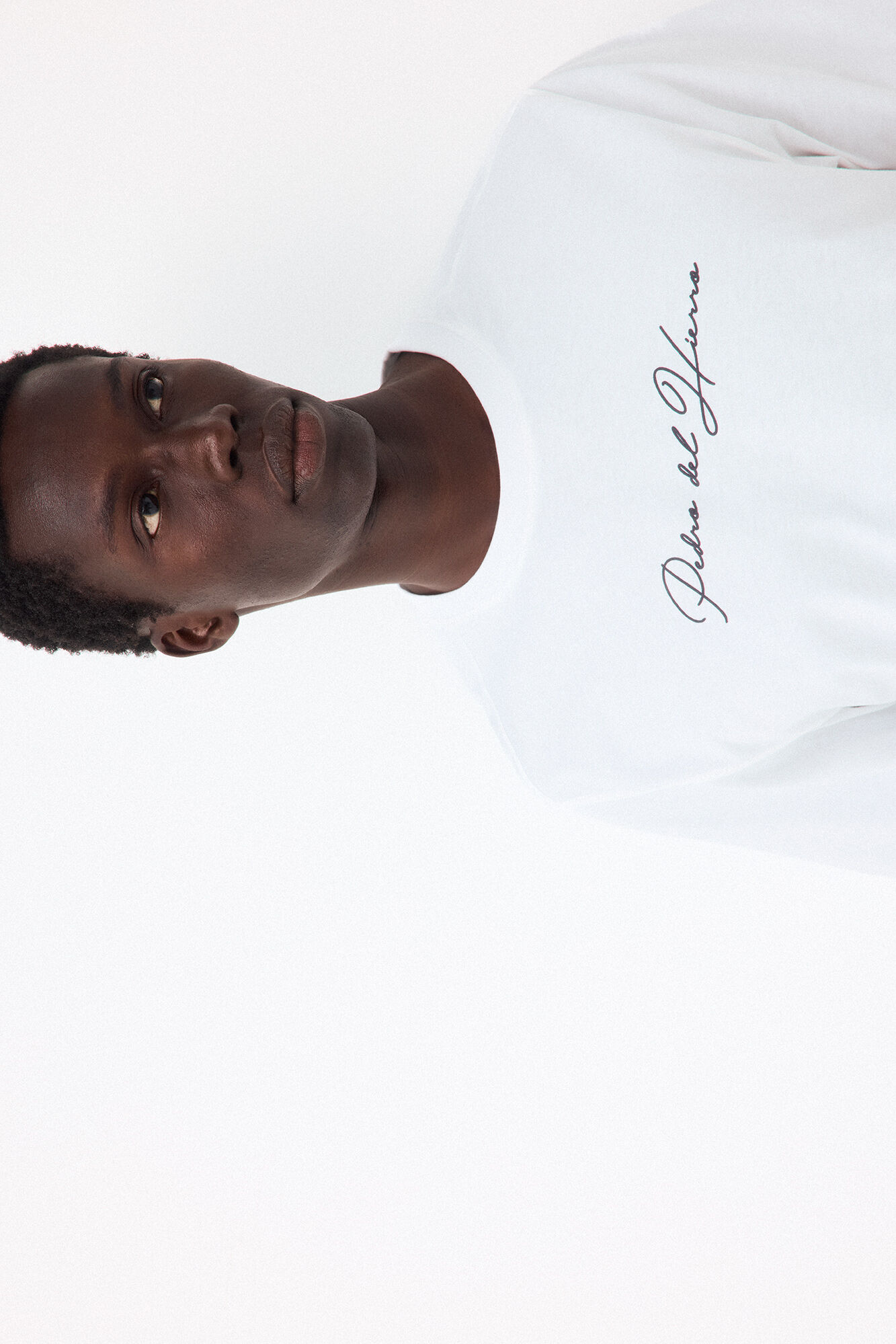Pedro del Hierro T-shirt with logo and text Branco