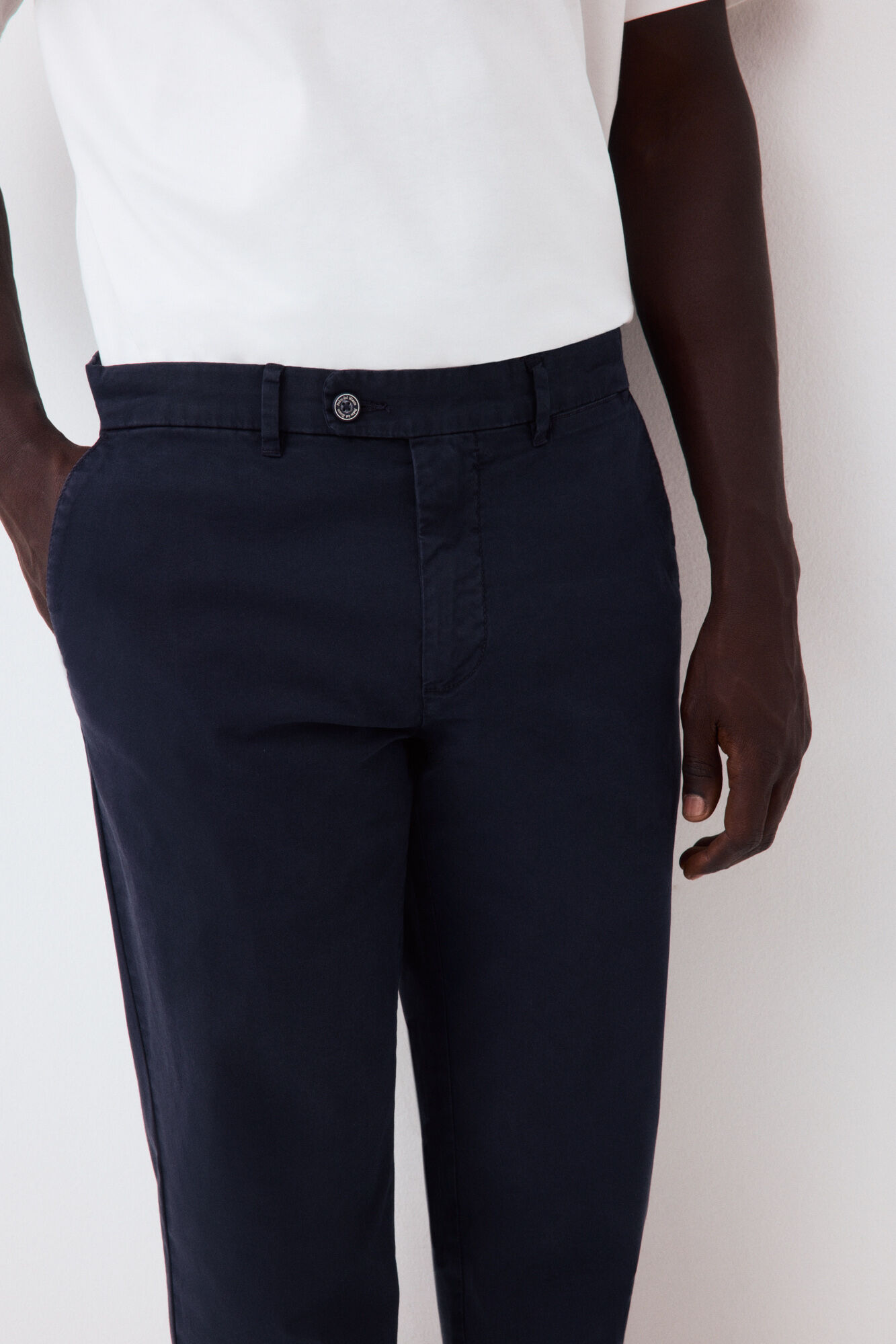Pedro del Hierro Cal&ccedil;as chino premium regular Azul