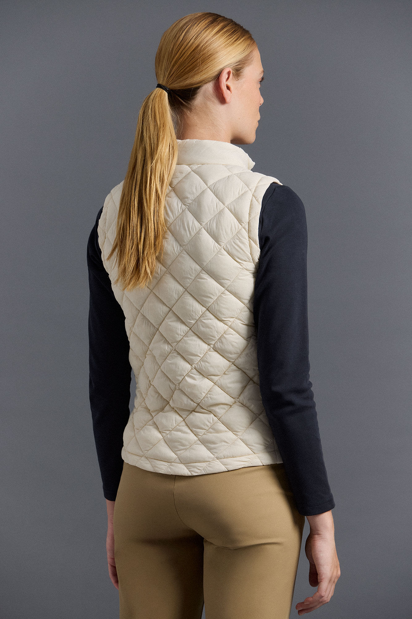 Pedro del Hierro Padded golf vest Ecru