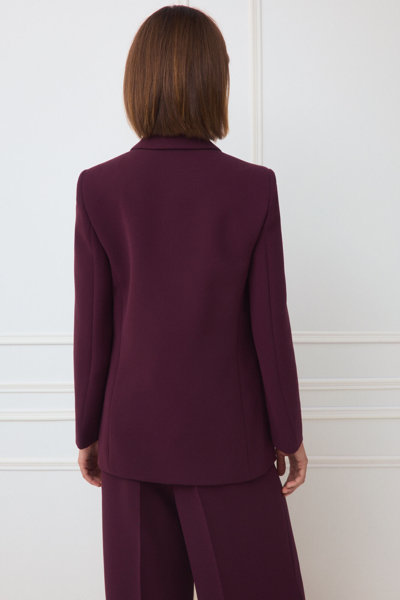 TFP by Tamara Falc&oacute; Fitted blazer Burgundy
