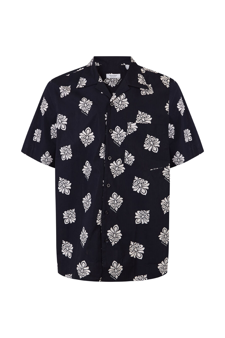 Pedro del Hierro Camisa estampada manga curta Azul