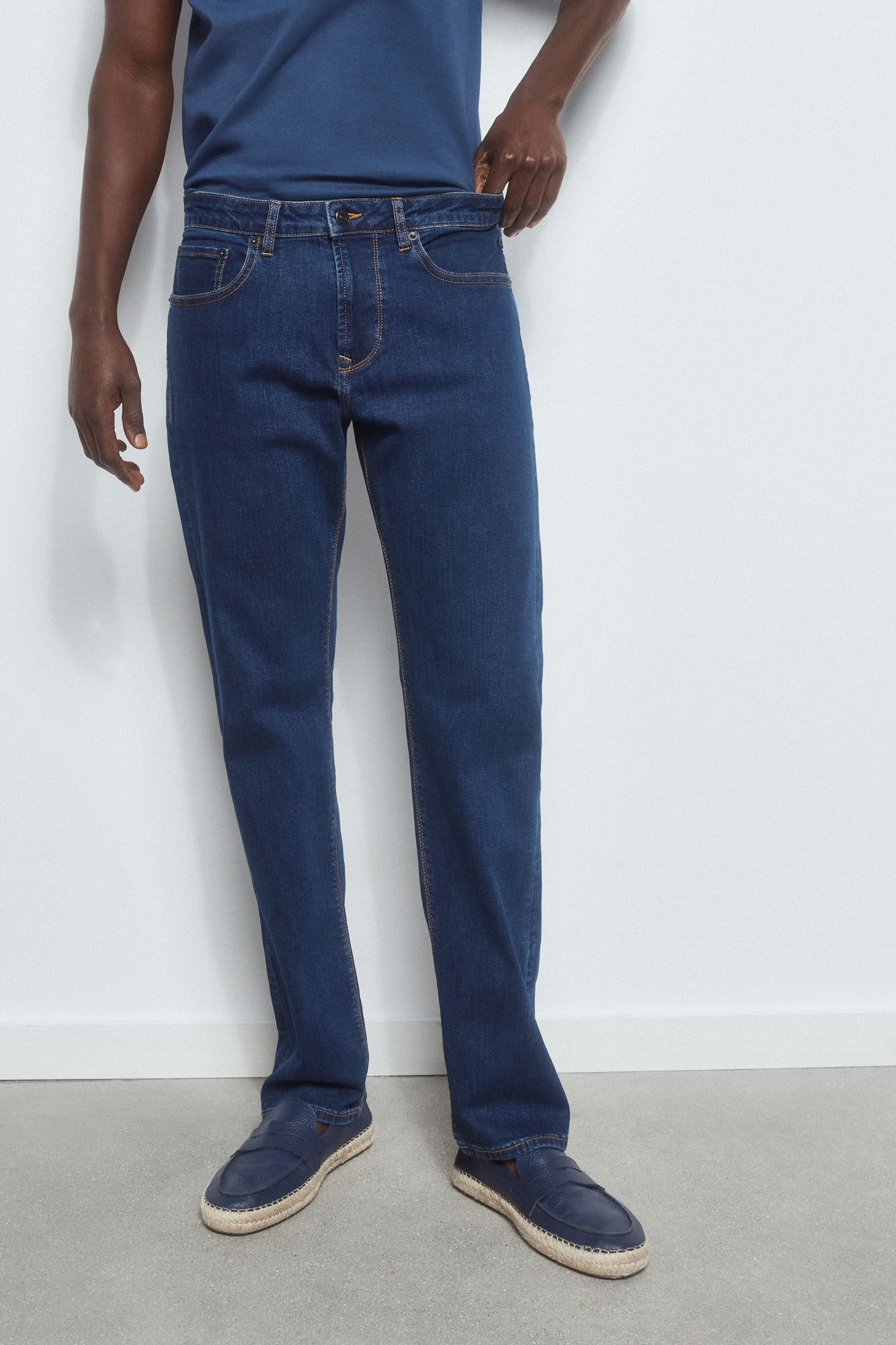 Pedro del Hierro Regular fit Premium Flex lightweight jeans Blue