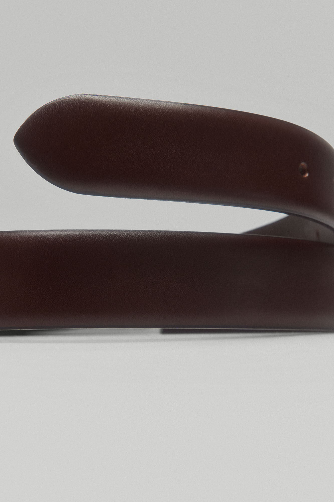 Pedro del Hierro Leather dress belt Brown