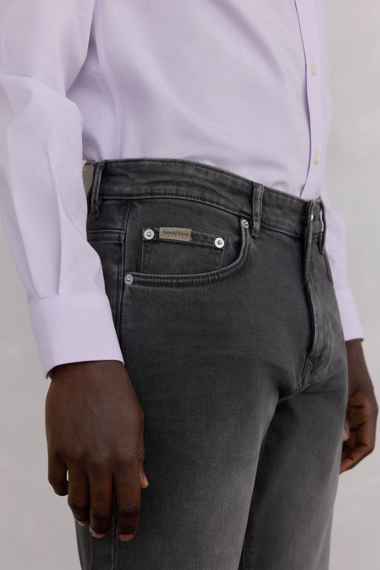 Pedro del Hierro Regular fit jeans Grey