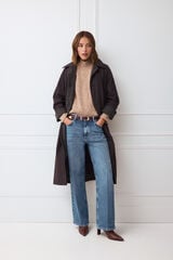 TFP by Tamara Falc&oacute; Soft touch wide leg jeans Blue